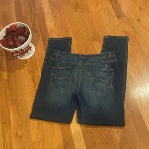 Vintage America. Slim Boyfriend jeans. Distressed. - 10/29-Like New